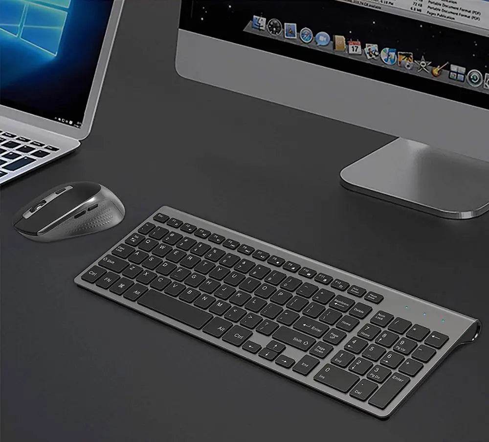 Set Tastatură și Mouse Wireless - Compact și Silențios - Venduqo
