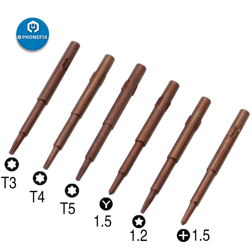 Set 12 Bituuri Precizie pentru Șurubelnițe Torx și Cross