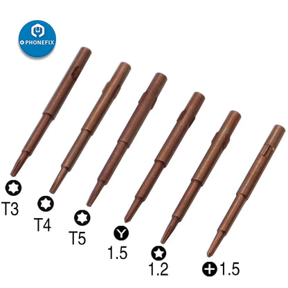 Set 12 Bituuri Precizie pentru Șurubelnițe Torx și Cross