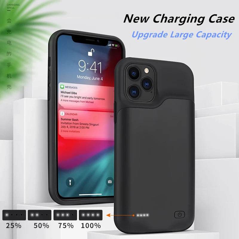 Carcasa cu baterie pentru iPhone 12 Mini, 12 Pro Max - Încărcător inteligent - Venduqo