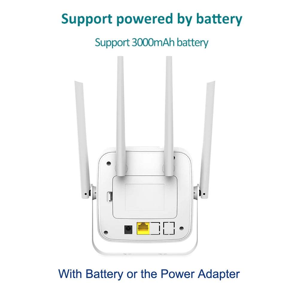 Router 4G TIANJIE cu SIM, Modem LTE, Hotspot Mobil Wi-Fi - Venduqo