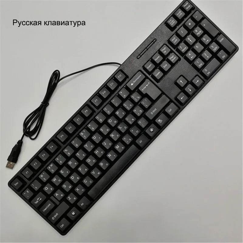 Tastatură Gaming USB 104 Taste cu Caps Lock în Limbi Varietate - Venduqo
