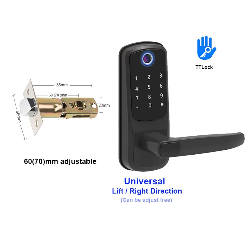 Yale Smart Lock cu Amprenta Biometrică și RFID