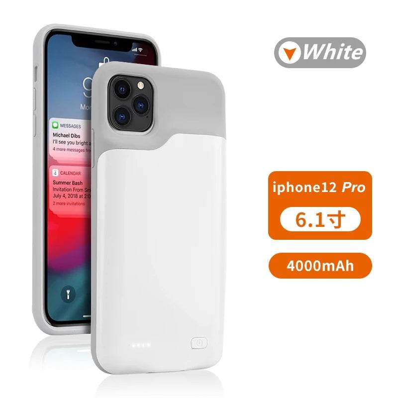 Carcasa cu baterie pentru iPhone 12 Mini, 12 Pro Max - Încărcător inteligent - Venduqo