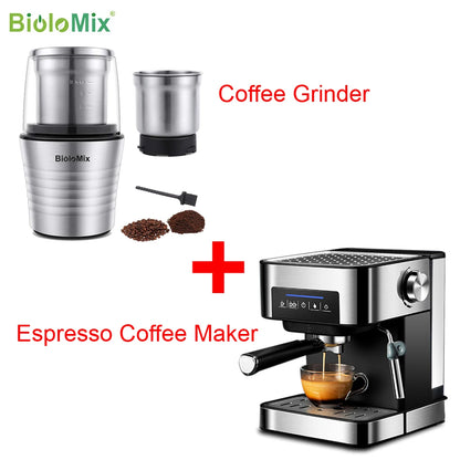 BioloMix Espresso Coffee Maker 20 Bar cu Spumator de Lapte