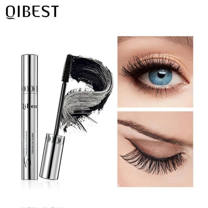 Mascara Neagră 4D QiBest - Răsucire și Lungire a Gene