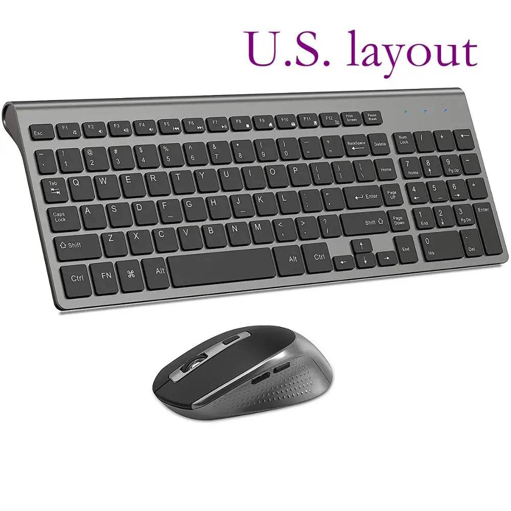 Set Tastatură și Mouse Wireless - Compact și Silențios - Venduqo