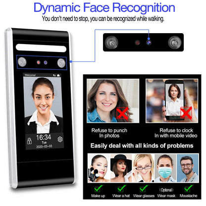 YiToo Wifi Face Recognition Door Lock & Attendance Machine