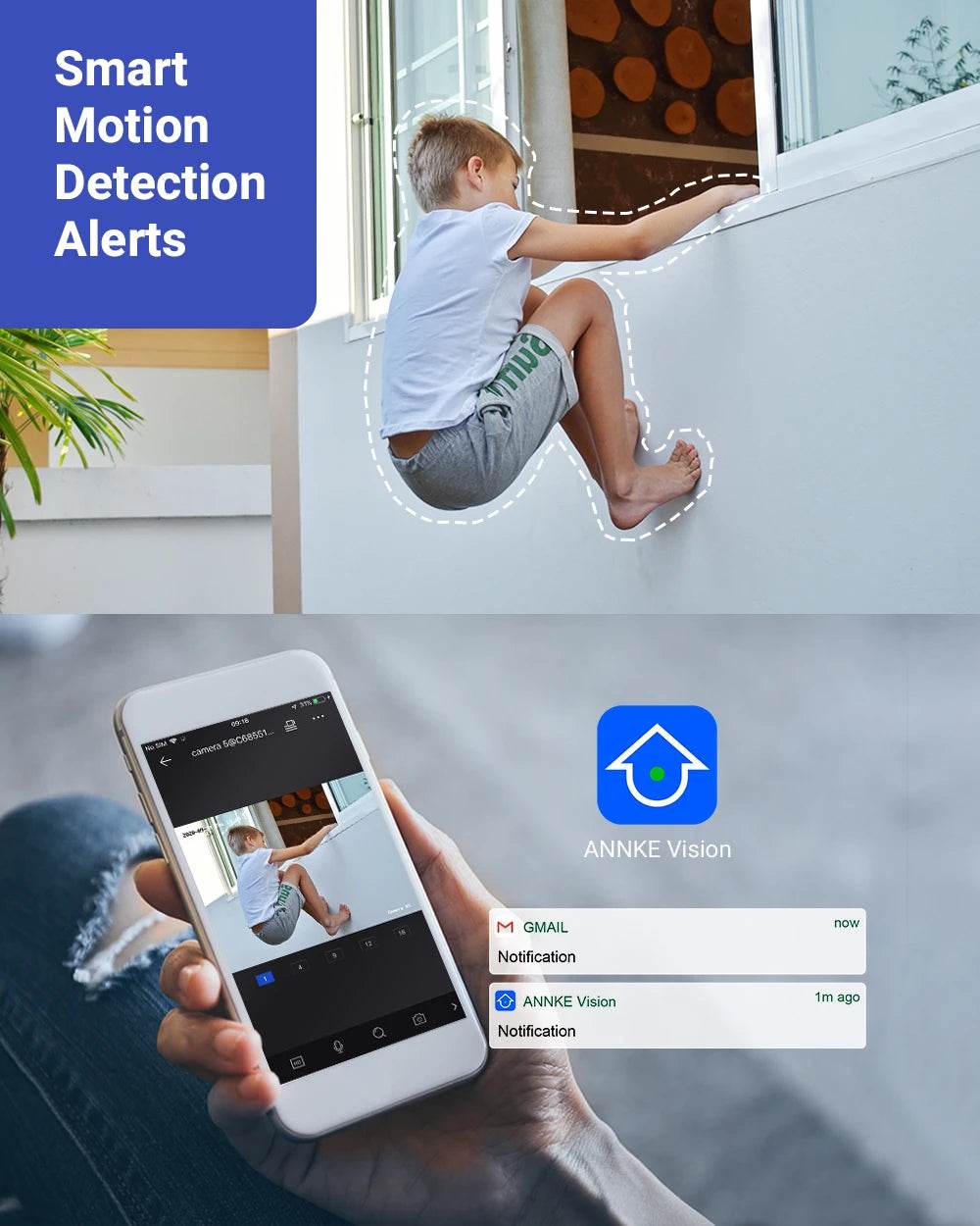 ANNKE 16CH FHD 5MP Sistem de Securitate Video POE cu 16 Camere - Venduqo