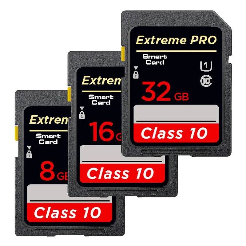 Cardă SD de Viteză Ridicată Class 10 - 8GB până la 256GB - Venduqo