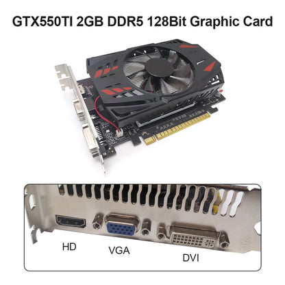 GTX550TI 2GB GDDR5 Graphics Card with Cooling Fan