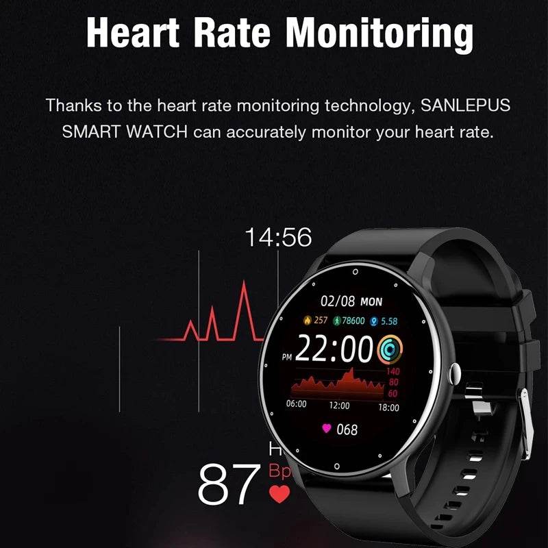 Ceas Smart LIGE 2024 pentru Femei și Bărbați – Monitorizare Fitness - Venduqo