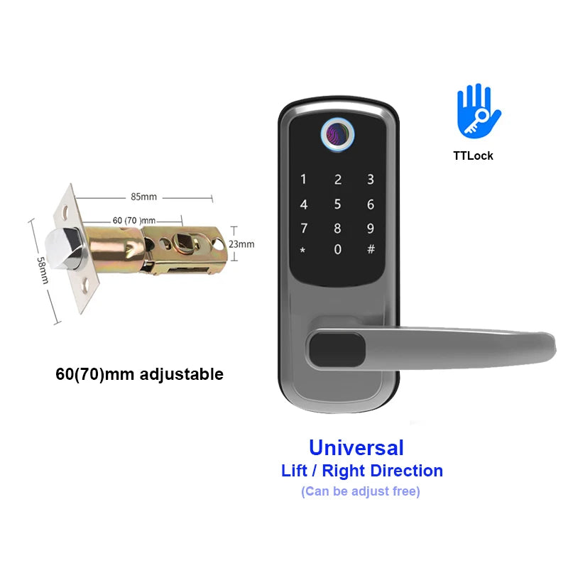 Yale Smart Lock cu Amprenta Biometrică și RFID