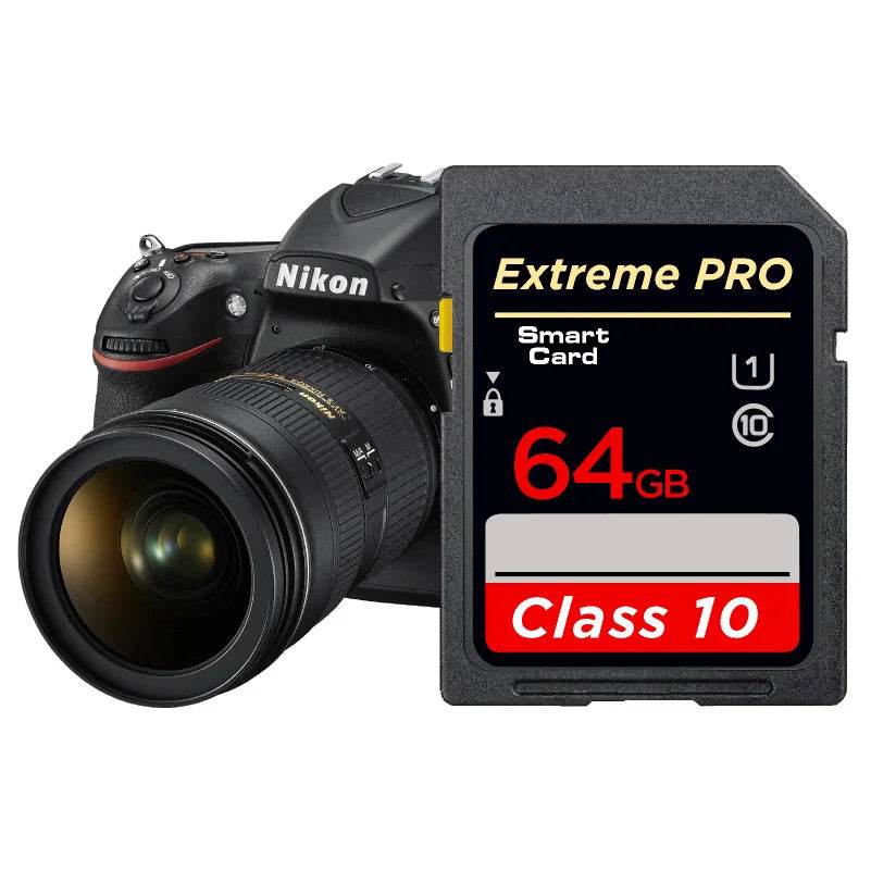 Cardă SD de Viteză Ridicată Class 10 - 8GB până la 256GB - Venduqo