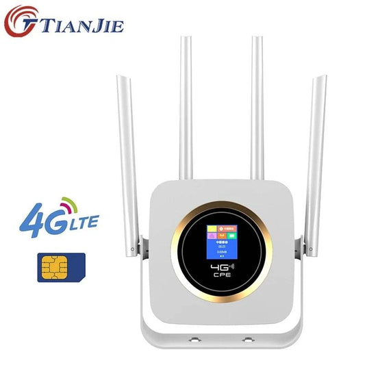 Router 4G TIANJIE cu SIM, Modem LTE, Hotspot Mobil Wi-Fi - Venduqo