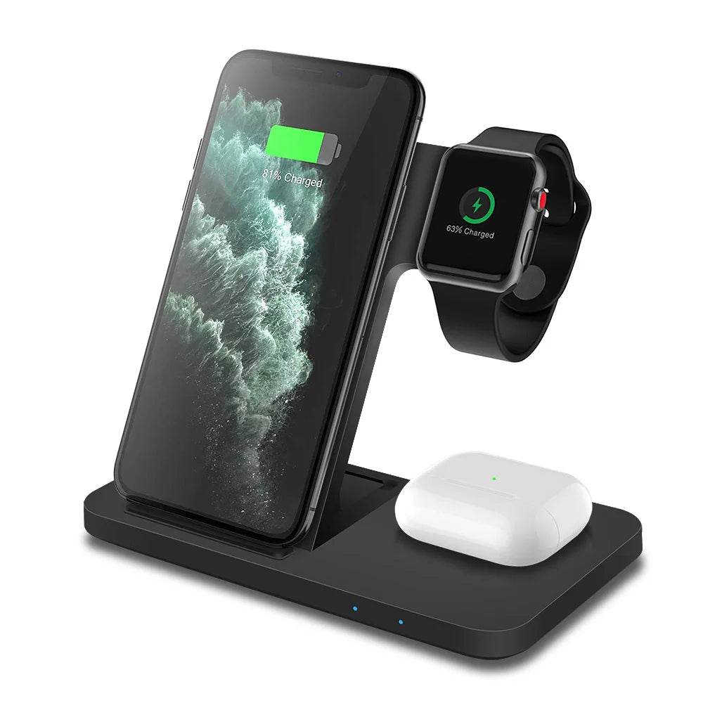 Încărcător Wireless Rapid DCAE 15W 3 în 1 pentru Apple - Venduqo