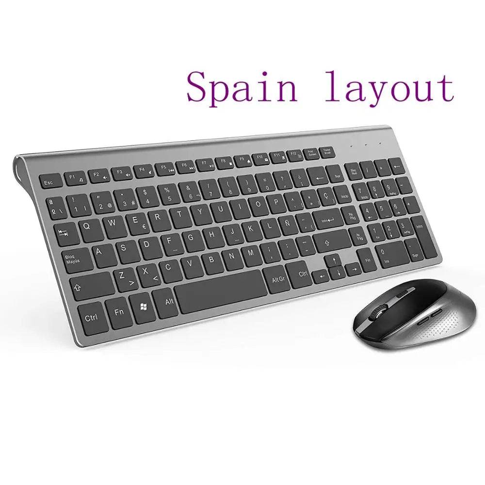 Set Tastatură și Mouse Wireless - Compact și Silențios - Venduqo