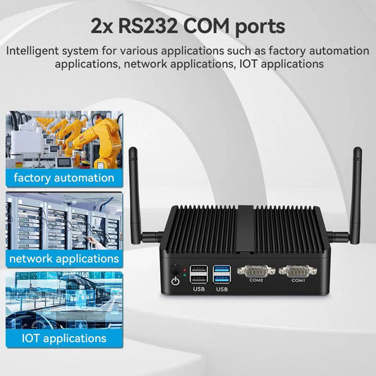 Mini PC Fanless XCY cu Intel Celeron J4125 - Venduqo