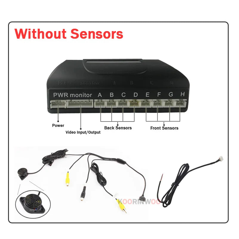 Sistem Parktronics Koorinwoo cu 8 Sensori pentru Asistență la Parcare