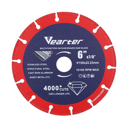 Disc de tăiere diamantat Vearter 115/125/150mm pentru metal