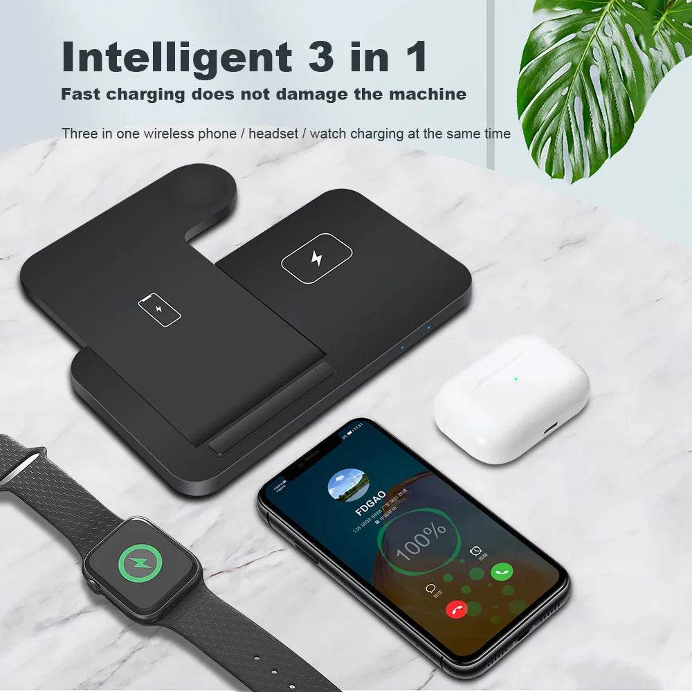 Încărcător Wireless Rapid DCAE 15W 3 în 1 pentru Apple - Venduqo