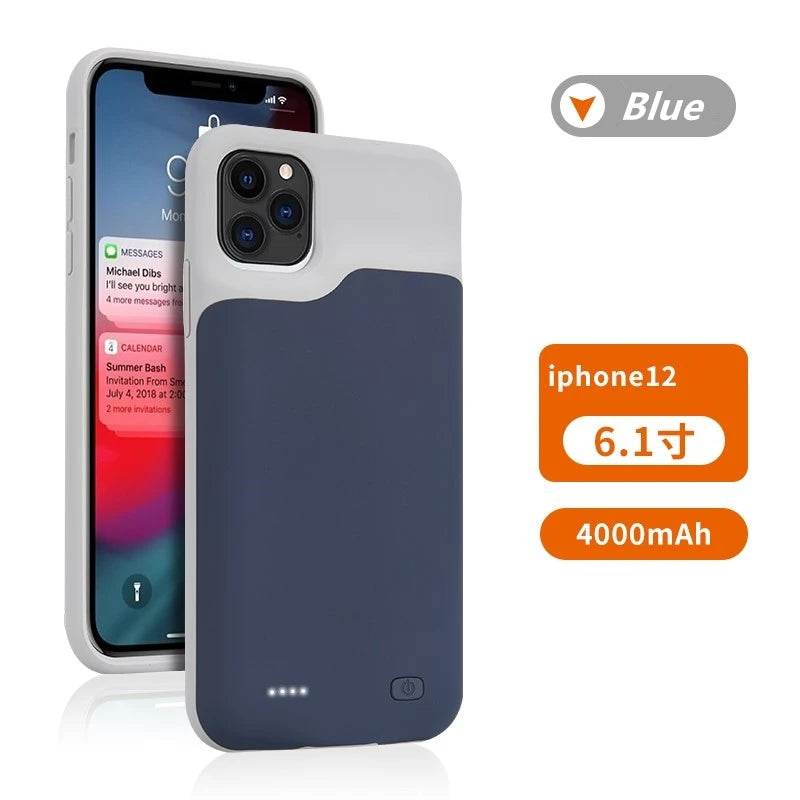 Carcasa cu baterie pentru iPhone 12 Mini, 12 Pro Max - Încărcător inteligent - Venduqo