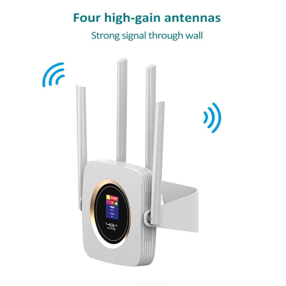 Router 4G TIANJIE cu SIM, Modem LTE, Hotspot Mobil Wi-Fi - Venduqo