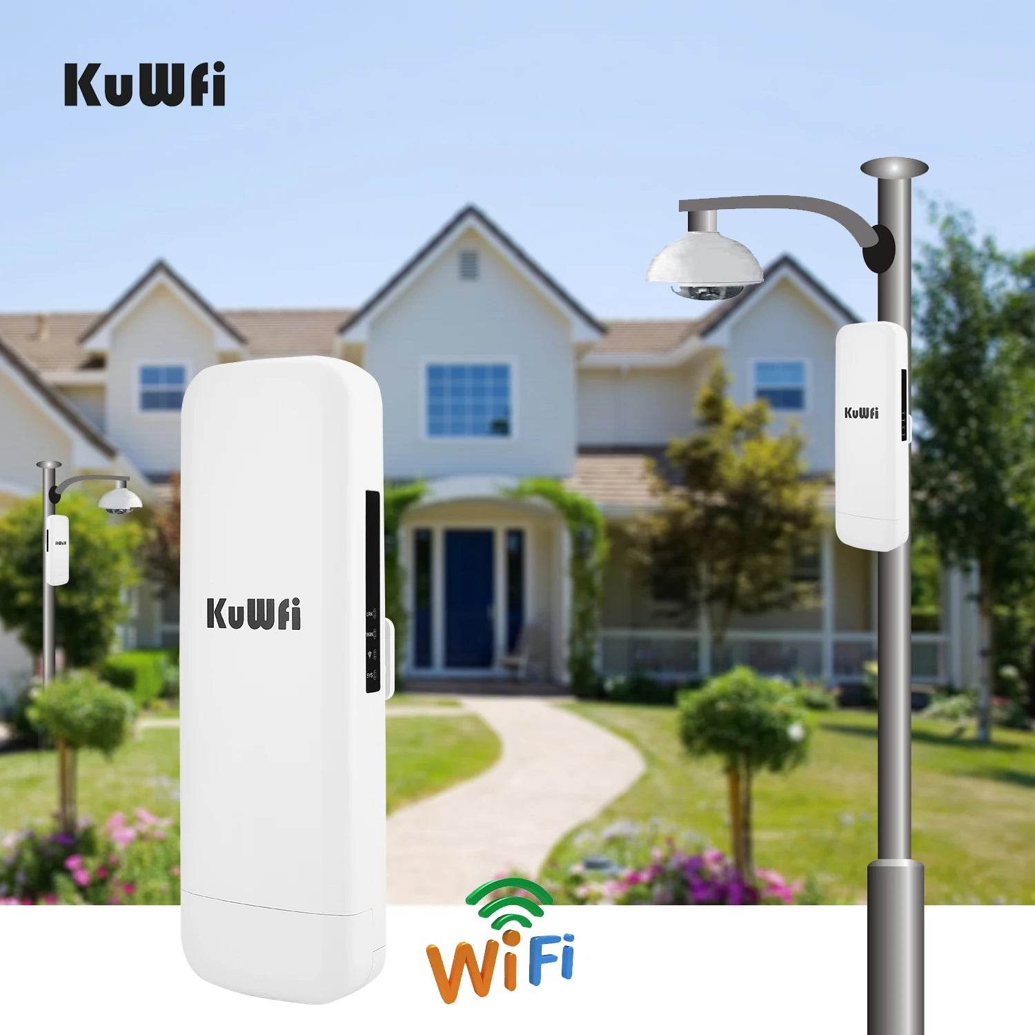 Repeater WiFi KuWFi 300Mbps 2.4G Outdoor - Venduqo