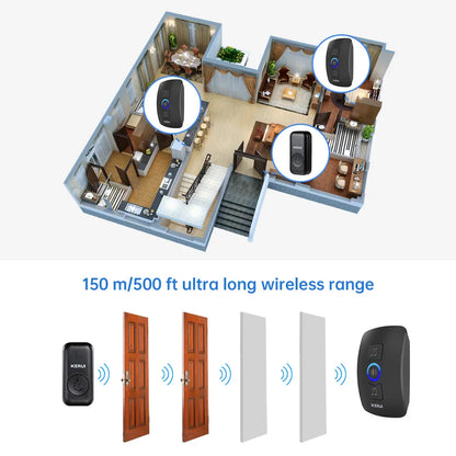 KERUI M525 Ușa Wireless Doorbell Waterproof Smart Home