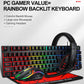 Set gaming 4Pcs: tastatură, mouse, căști și mousepad - Venduqo