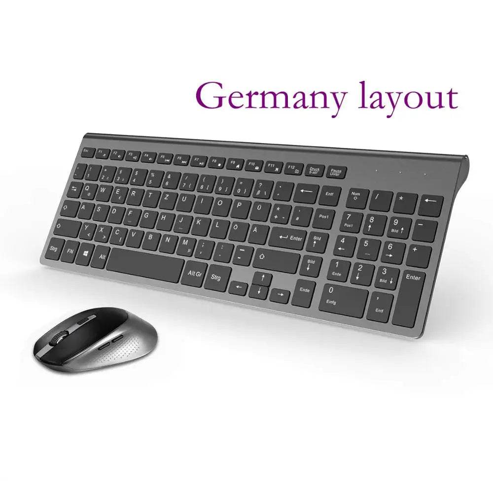 Set Tastatură și Mouse Wireless - Compact și Silențios - Venduqo