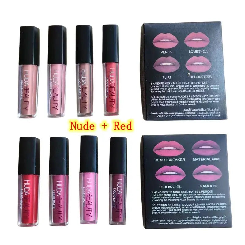 Set 4 Rujuri Matificate Waterproof Huda Beauty