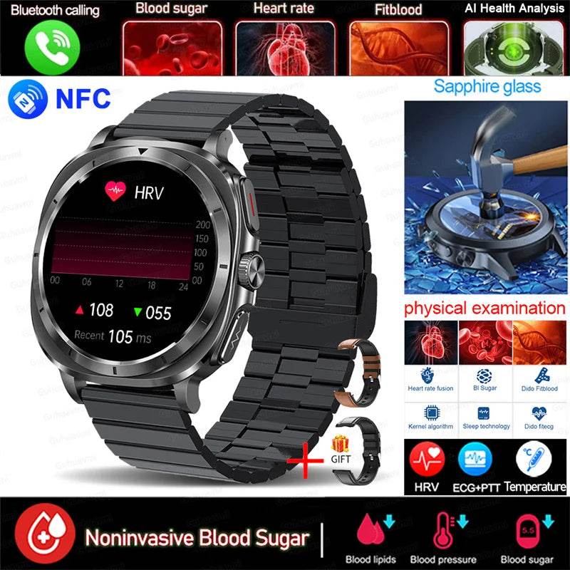 Smartwatch KAVSUMI Galaxy Watch 7 cu Măsurători Sănătate - Venduqo