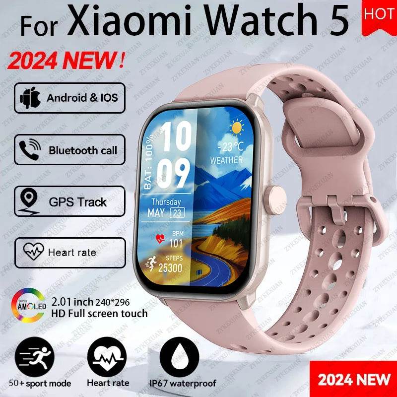 Ceas Smart Xiaomi Watch 5 pentru Bărbați și Femei - AMOLED HD - Venduqo