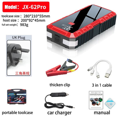 Start-urile auto portabile 12V 32000mAh cu display digital