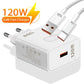 Încărcător rapid 120W GaN USB Quick Charge 3.0 - Venduqo