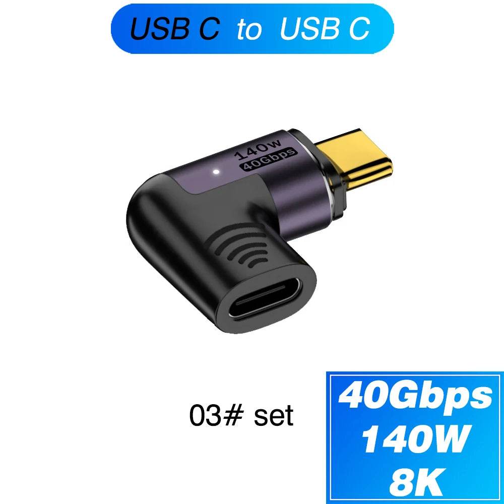 Adaptor Magnetic Type-C OTG Thunderbolt 4 - USB-A, HDMI, VGA, RJ45 - Venduqo
