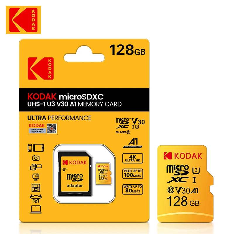 Card de Memorie Kodak High Speed 100MB/s 32GB-256GB UHS-I - Venduqo