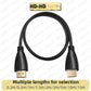 Cabluri HDMI AIXXCO Plăcute cu Aur 0.5M - 15M 1080p - Venduqo