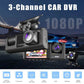 Cameră Auto Dash Cam 2/3 Canale 1080P cu Cameră Spate - Venduqo
