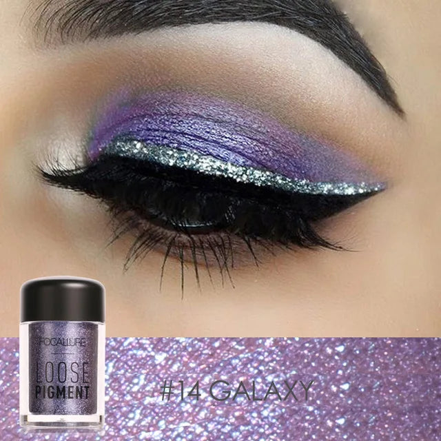 FOCALLURE Glitter Eyeshadow 18 Culori