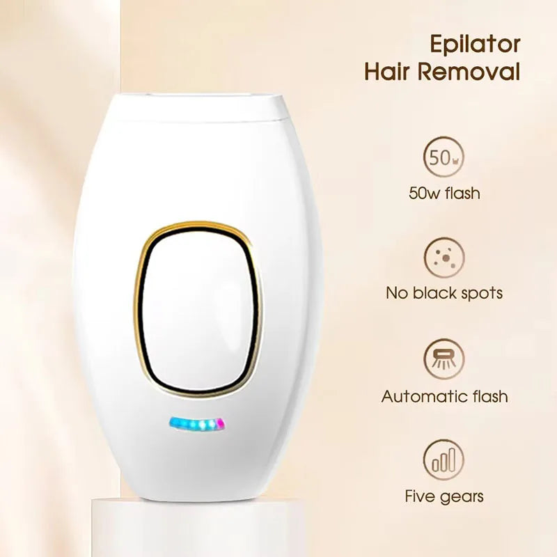 Epilator Laser Permanent Flash pentru Corp, Bikini si Fata