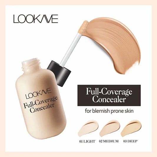 Concealer Lichid Waterproof 3 Culori Matte - Acoperire Completă