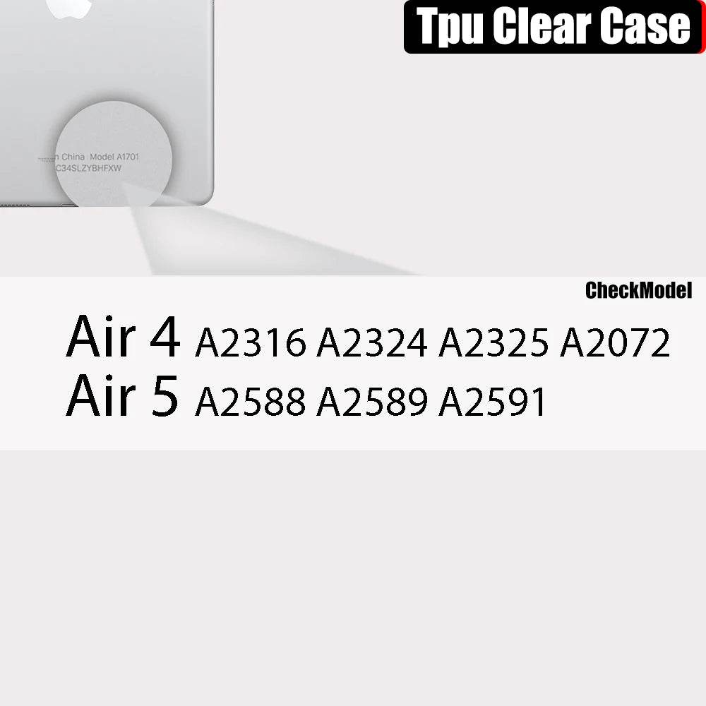 Carcasa Transparentă pentru iPad Pro 11, 12.9, 10.5, 9.7 cu Suport pentru Creion - Venduqo