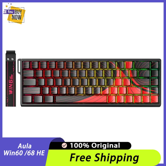 Keyboard Mecanic AULA Win60 Win68 HE cu Comutatoare Magnetice RGB