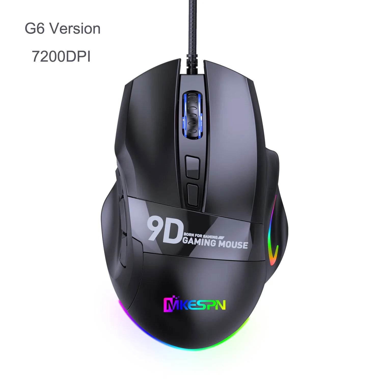 Mouse Gaming RGB 12000DPI cu 9 Taste Programabile - Venduqo