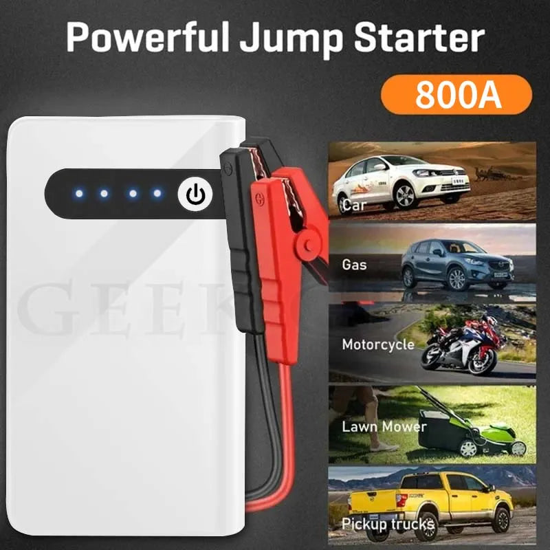 GKFLY 12000mAh Starter Auto Portabil cu Cablu de Încărcare