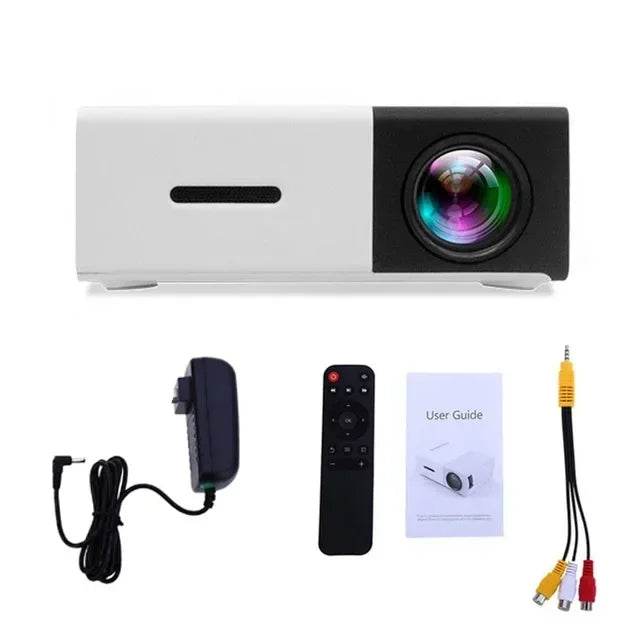 Mini proiector LED portabil YG300 cu HDMI, USB și TF - Venduqo