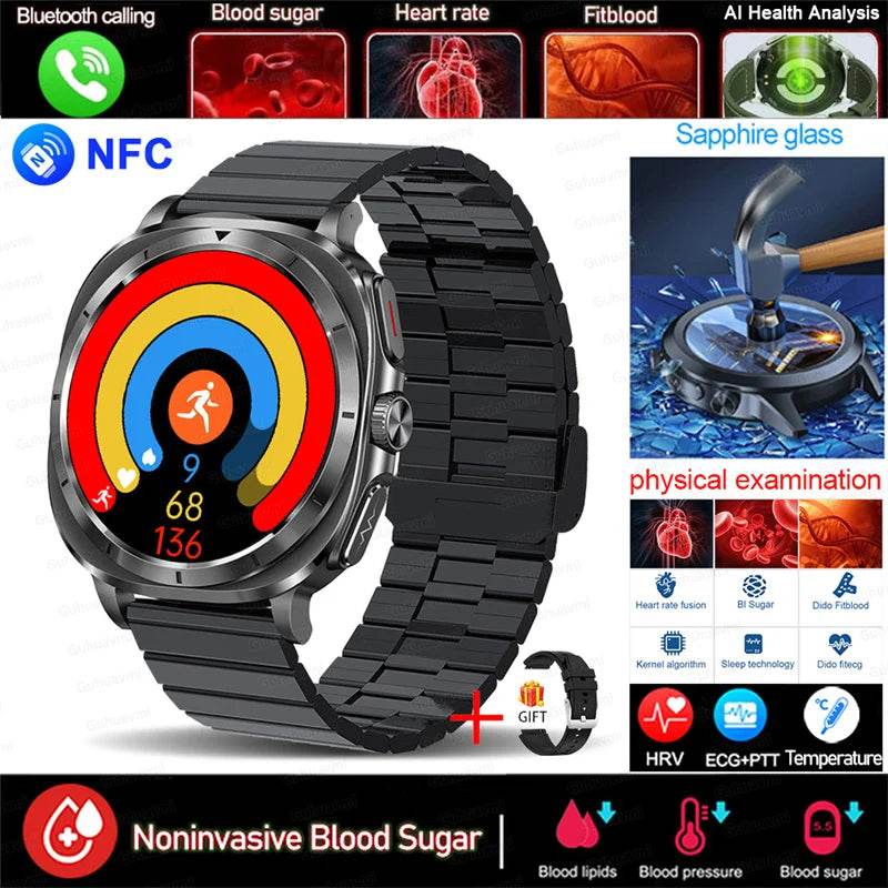 Smartwatch KAVSUMI Galaxy Watch 7 cu Măsurători Sănătate - Venduqo