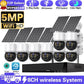 Sistem de Supraveghere Wireless 8CH 5MP NVR cu Cameră Solară PTZ - Venduqo